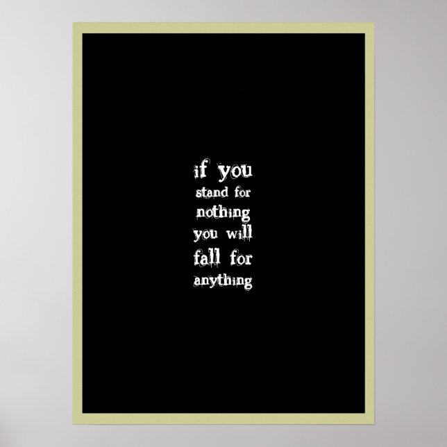 Affiche Tenez-vous pour quelque chose (Devant)