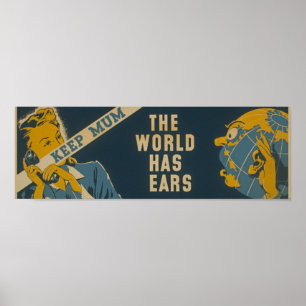 Affiche Tenir la propagande de maman