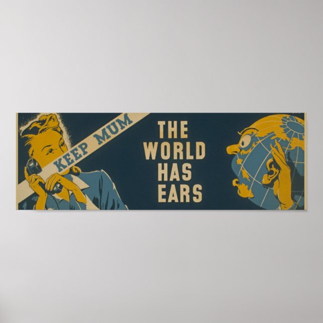 Affiche Tenir la propagande de maman (Devant)