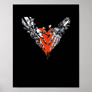 Affiche Tenir le coeur classique
