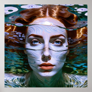 Affiche "Tenir mon souffle" - Les femmes dans l'eau