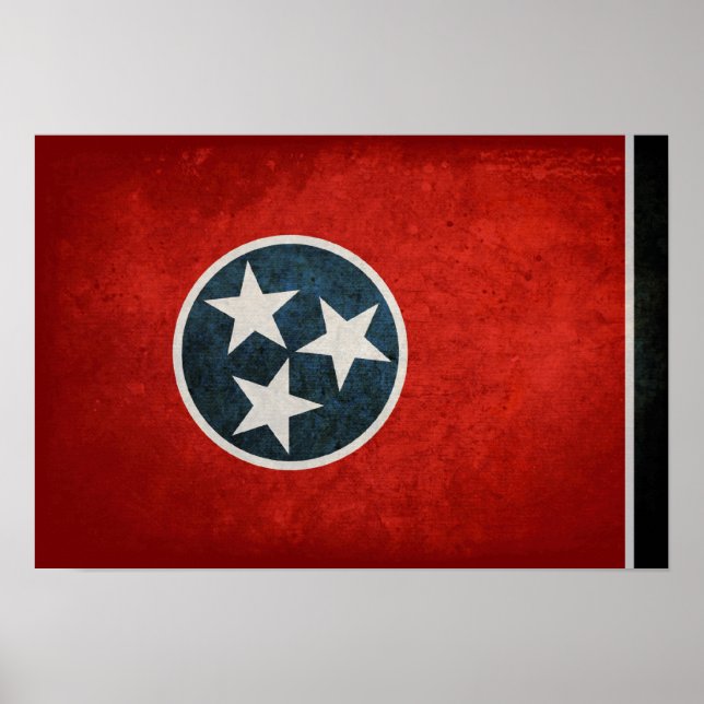 Affiche Tennessean Flag; (Devant)