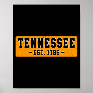 Affiche Tennessee est 1796 great smoky mountains national