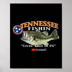 Affiche Tennessee Fishby By Hog Slab Fishing