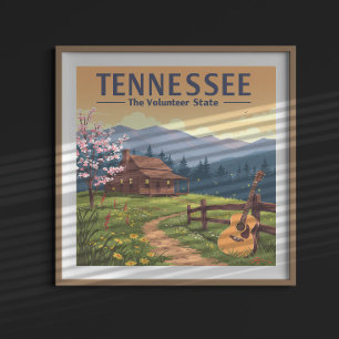 Affiche Tennessee vintage
