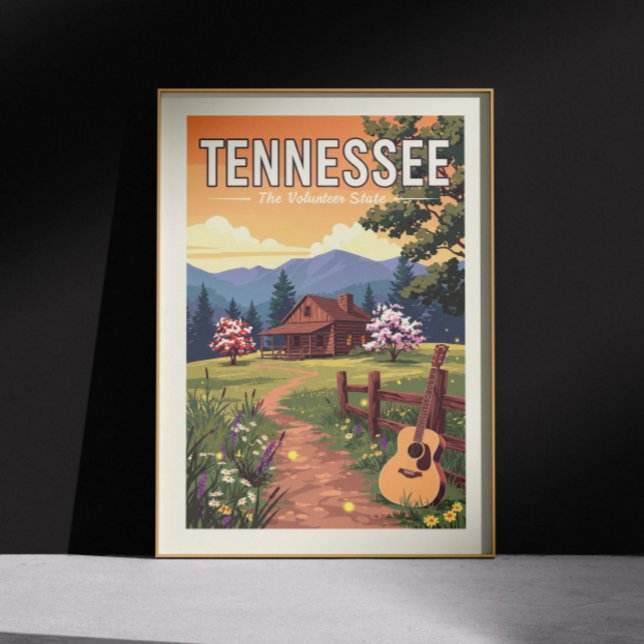 Affiche Tennessee vintage (Créateur téléchargé)