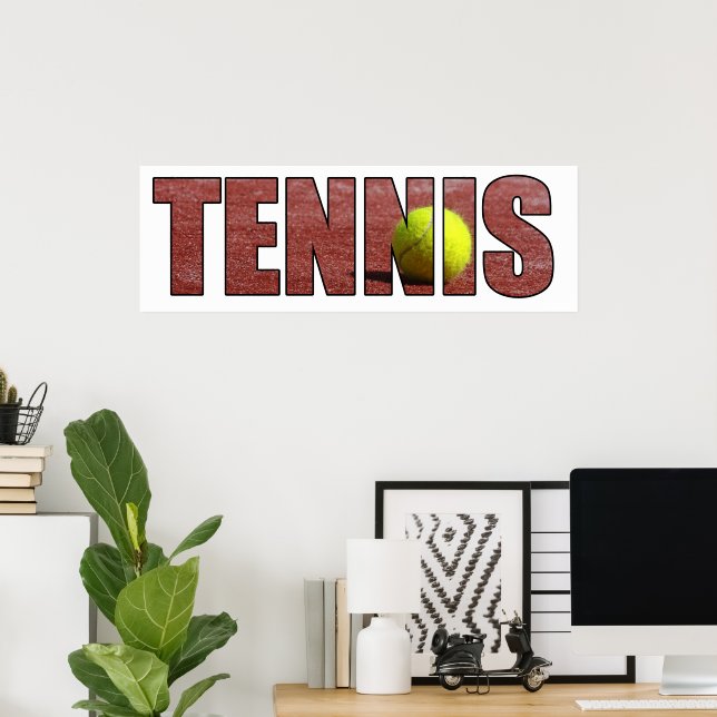 Affiche Tennis (Bureau à domicile)