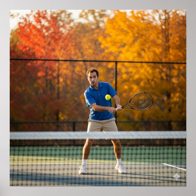 Affiche Tennis d'automne (Devant)