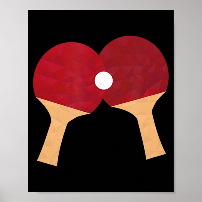 Affiche Tennis De Table (Devant)