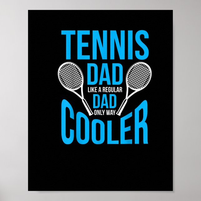 Affiche Tennis funny cute fars day (Devant)