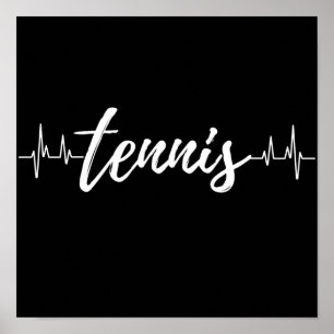 Affiche Tennis Heartbeat.