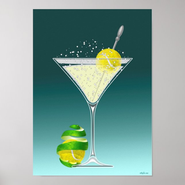 Affiche Tennis Martini, tennis (Devant)