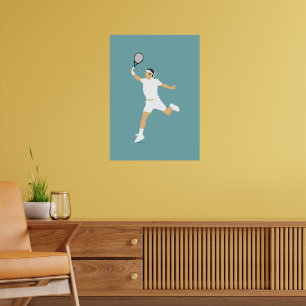Affiche Tennis Présent Pour Anniversaire