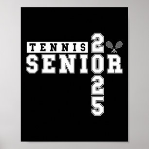 Affiche Tennis Senior Night Tennis Senior 2025 Graduation