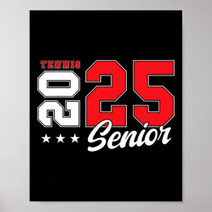 Affiche Tennis Senior Night Tennis Senior 2025 Graduation