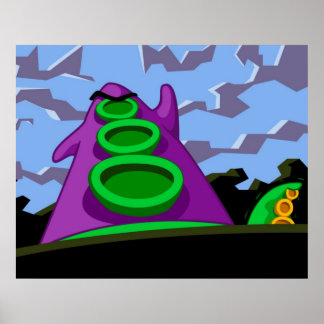 Affiche Tentacle pourpre