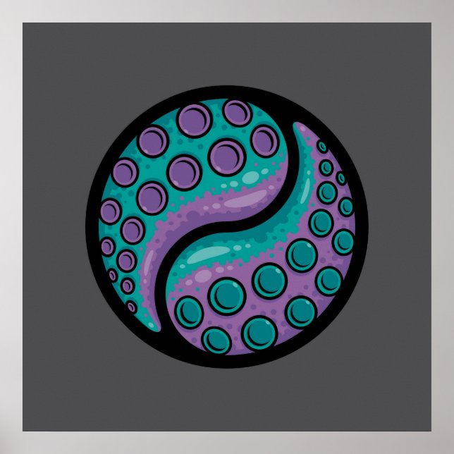 Affiche Tentacle Yin Yang (Devant)