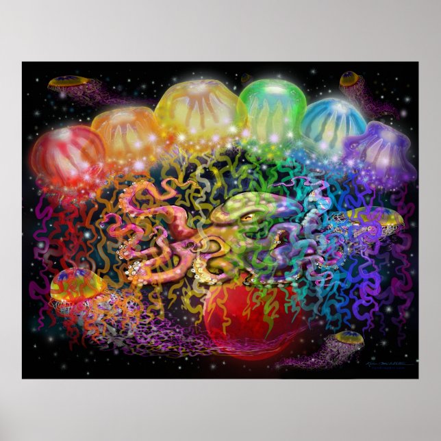 Affiche Tentacles d'Imaginaire spatial (Devant)
