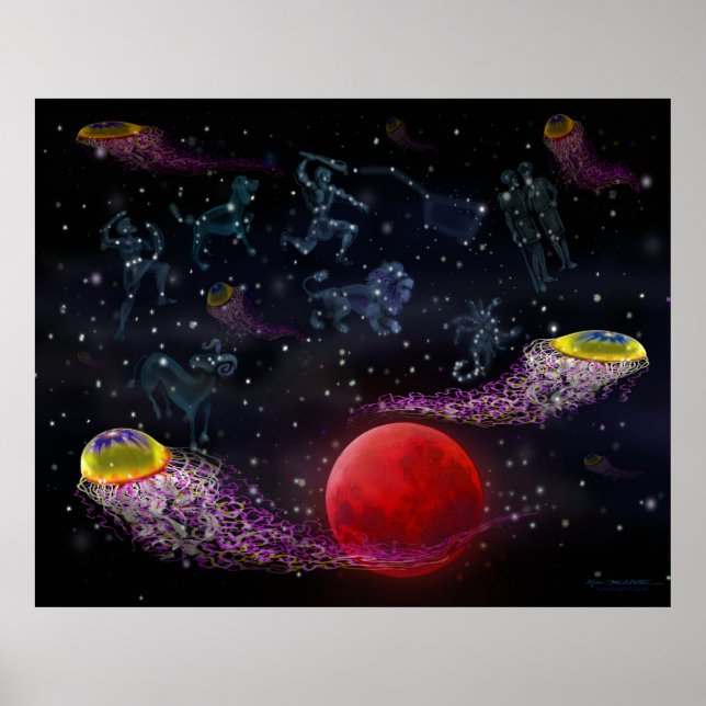 Affiche Tentacles d'Imaginaire spatial (Devant)