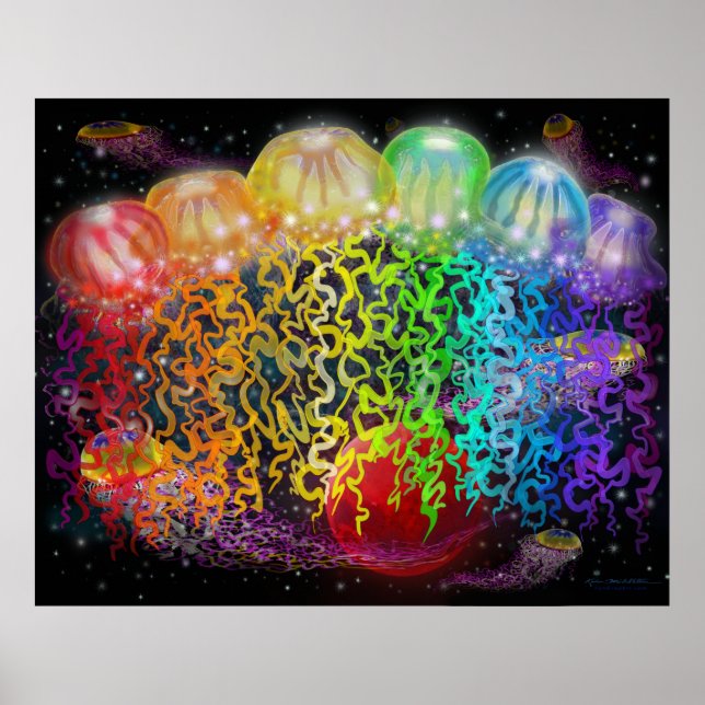 Affiche Tentacles d'Imaginaire spatial (Devant)