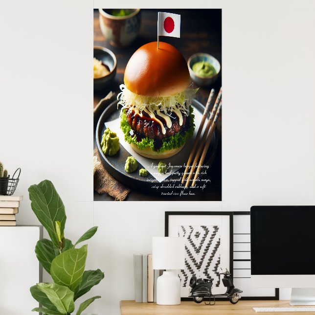 Affiche Tentation Tokyo Teriyaki 24x36 (Bureau à domicile)