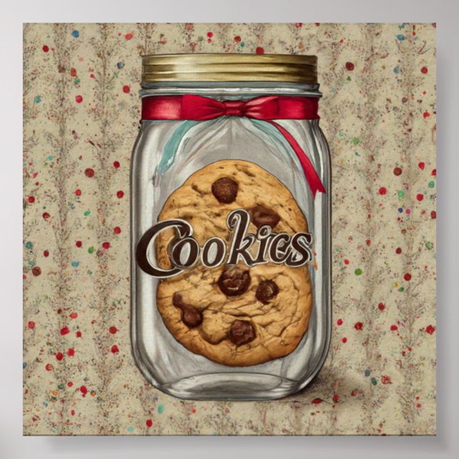 Affiche Tentations sucrées : Chocolat Chip Cookie Jar (Devant)