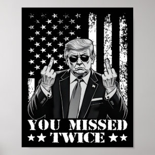 Affiche Tentative d'inflation de Trump Trump 2025 Vous ave