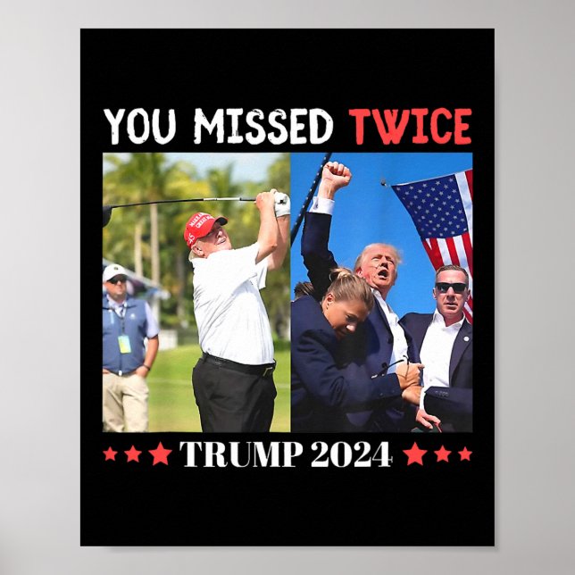 Affiche Tentative d'initiation de Trump Trump 2024 Vous av (Devant)