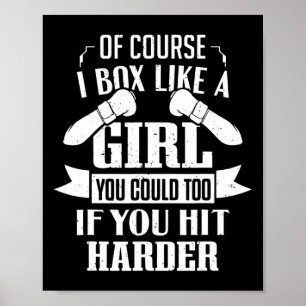 Affiche Tenue de boxe pour boxeur Gants de boxe