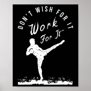 Affiche Tenue de kickboxing amusante pour un kickboxeur _3