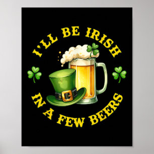 Affiche Tenue de la Saint-Patrick Irlandais en quelques bi