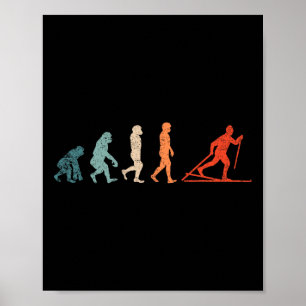 Affiche Tenue de ski de fond Evolution Xc drôle de ski