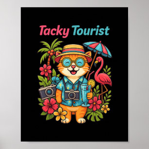 Affiche Tenue de touriste ringarde de vacances Costume de