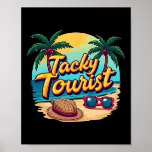 Affiche Tenue de touriste ringarde pour vacances Costume d