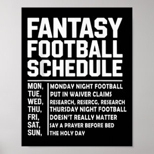 Affiche Tenue drôle de joueur de football fantastique - Fa