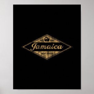 Affiche Tenue pour hommes Vintage Jamaïque Ét 1962 Jamaïqu