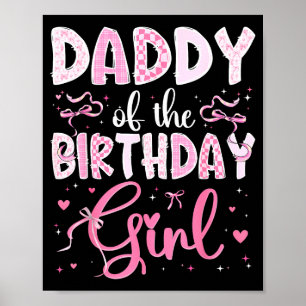 Affiche Tenue rose coquette d'anniversaire de Papa