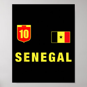 Affiche Tenue Sénégal verte Conception de vêtement Sénégal