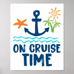 Affiche Tenues de vacances d'été rétro en croisière pour F
