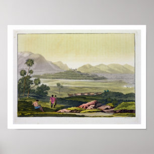 Affiche Teocalli, le grand temple chez Tenochtitlan,