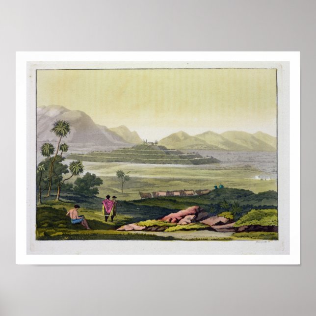 Affiche Teocalli, the Great Temple at Tenochtitlan, Mexiqu (Devant)