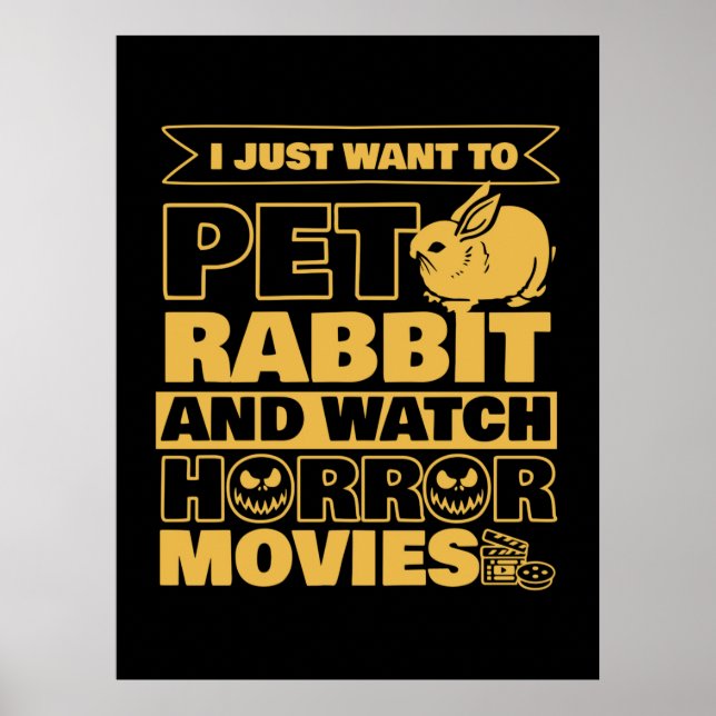 Affiche Tep Rabbit And Watch Halloween (Devant)