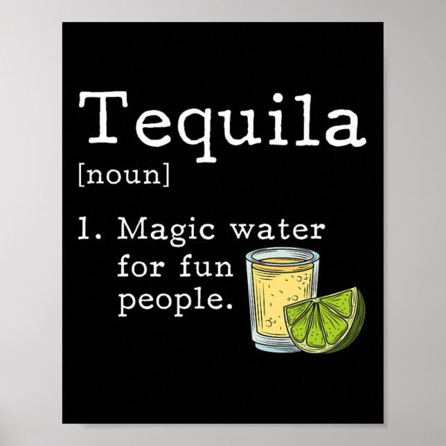 Affiche Tequila Lover Cinco De Mayo Parti Mexicain Me Dons (Devant)