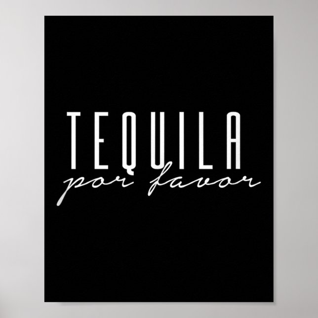 Affiche Tequila Por Favoriser S'Il Vous Plaît Cinco De May (Devant)