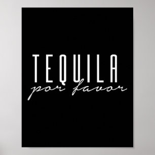 Affiche Tequila Por Favoriser S'Il Vous Plaît Cinco De May