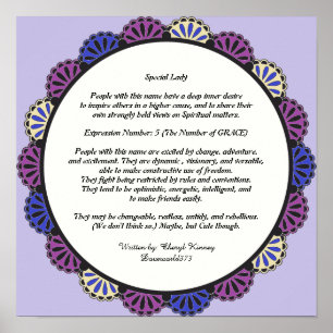 Affiche Teresa Deuxième partie de l'affiche de significati