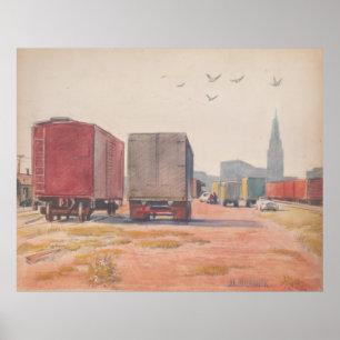 Affiche Terminal alimentaire nord de l'Ohio - Kulhanek 195