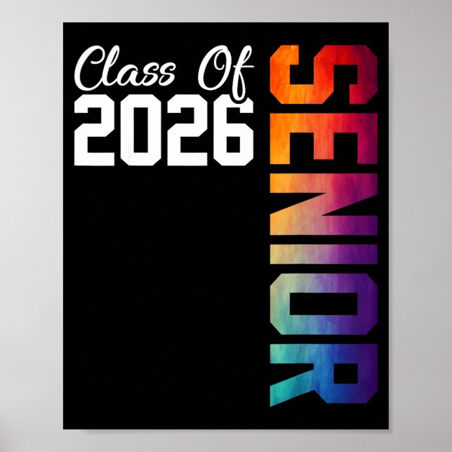 Affiche Terminale de la promotion 2026 diplômée du lycée (Devant)
