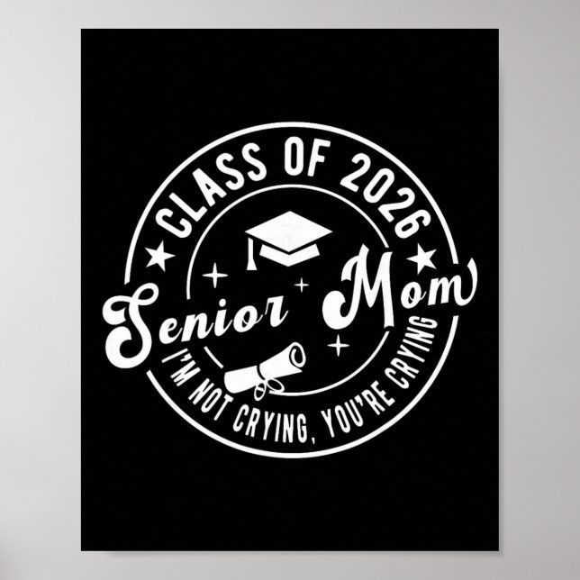 Affiche Terminé 2026 Promotion 2026 Fière Maman de Termine (Devant)