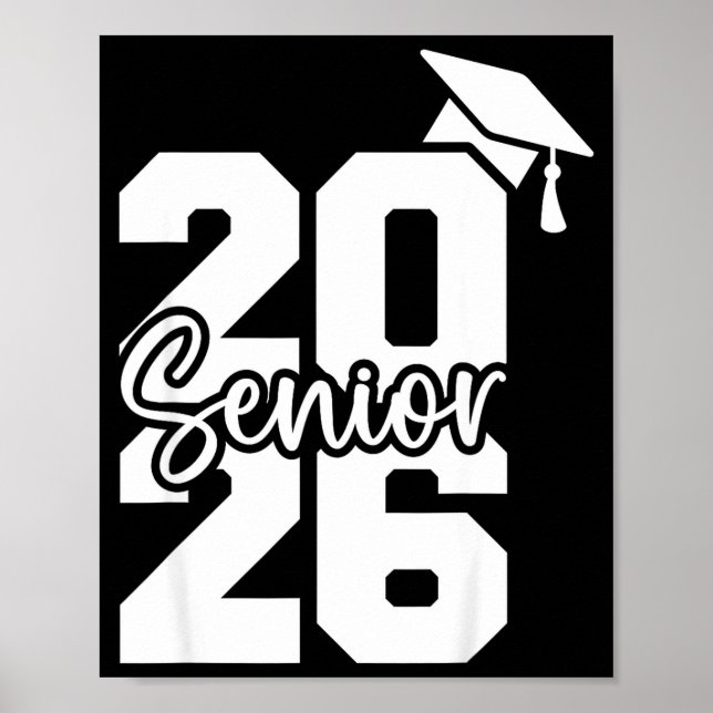 Affiche Terminé 2026 promotion 2026 lycée université (Devant)